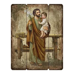St. Joseph And Child Pllt Sign