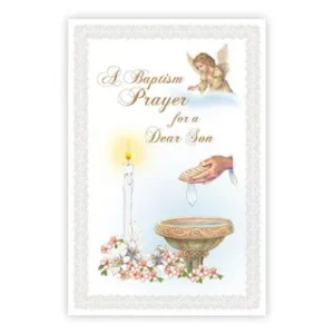 Son Baptism Card set of 12