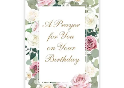 Birthday Prayer Card set of 12