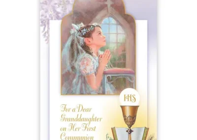First Communion Granddaughter Card set of 12