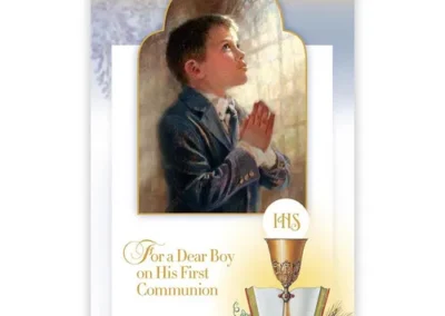 First Communion Boy Card set of 12