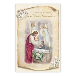 Grandson Communion Prayer Card set of 12