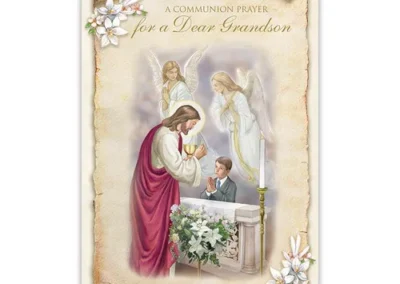 Grandson Communion Prayer Card set of 12