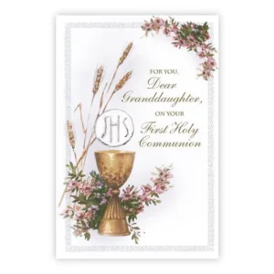For Granddaughter Communion Card set of 12
