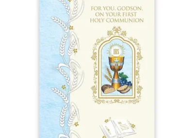 First Communion Godson Card set of 12