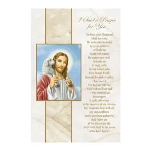 Good Shepherd Prayer Card set of 12