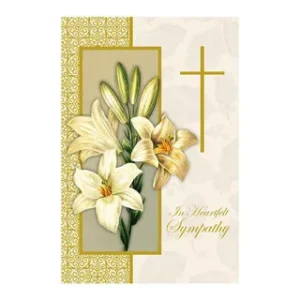 In Heartfelt Sympathy Card set of 12