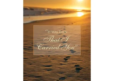 Footprints Note Card set of 12