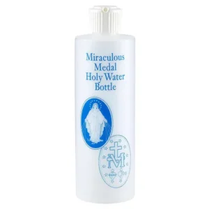 Large Miraculous Medal Holy Water Bottle