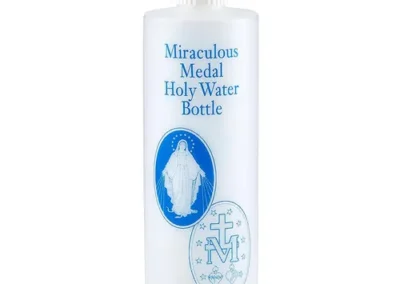 Large Miraculous Medal Holy Water Bottle