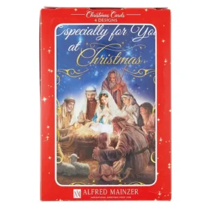 Nativity Birthday Christmas Cards 12 Assorted