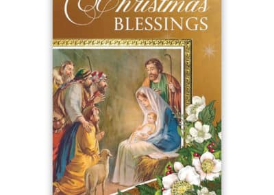 Christmas Wishes Birthday Cards 12 Assorted N5905b__49152