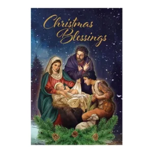 Christmas Blessings Holy Family Card set of 12