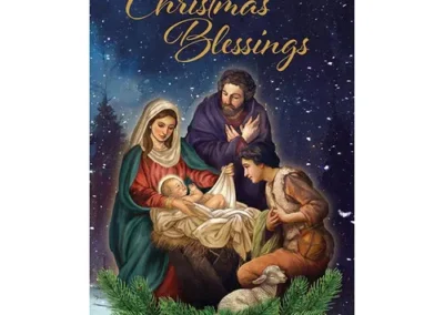 Christmas Blessings Holy Family Card set of 12