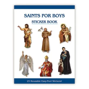 Aquinas Press Saints For Boys Sticker Book 12pk