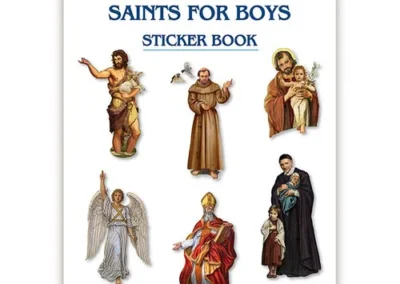 Aquinas Press Saints For Boys Sticker Book 12pk