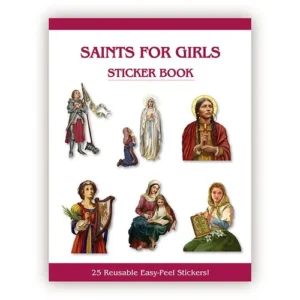 Aquinas Press Saints For Grls Sticker Book 12pk