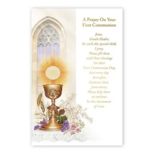Prayer On Your First Communion Card set of 12