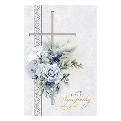 Heartfelt Sympathy Card set of 12 – Stationary Heartfelt Sympathy Card set of 12