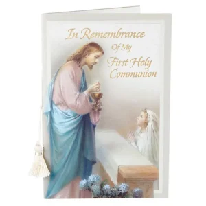 First Communion Certificard Girl set of 12