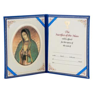 Our Lady of Guadalupe Padded Mass Card Set of 6