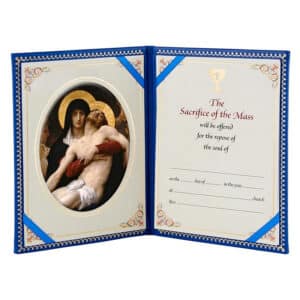 Pieta Padded Mass Card Set of 6