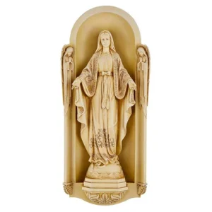 Our Lady of Grace Saint Benedetto Garden Plaque