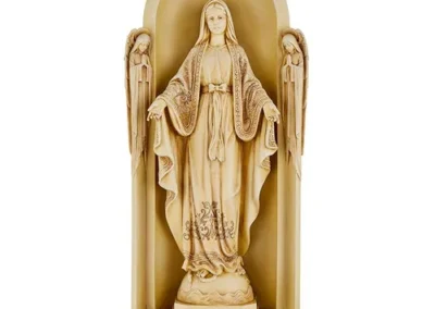 Our Lady of Grace Saint Benedetto Garden Plaque