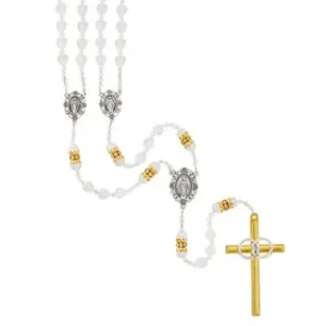 Lasso Rosary W Heart Beads