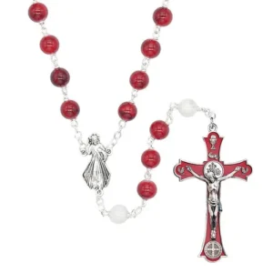 Holy Mass Divine Mercy Red Rosary
