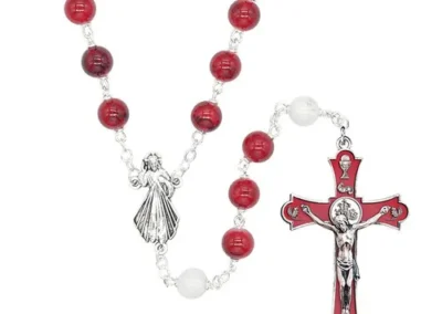 Holy Mass Divine Mercy Red Rosary