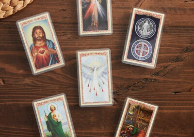 Spanish Holy Card - Saint Benedict - P8022-ftr__22856