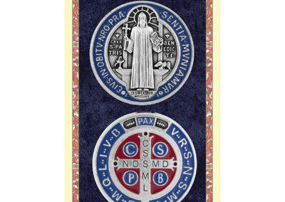 Spanish Holy Card - Saint Benedict - P8022__83766