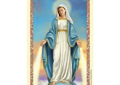 Spanish Laminated Holy Card 25p Our Lady of Grace/HM