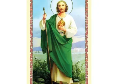 Spanish Laminated Holy Card 25p Saint Jude
