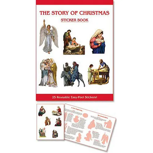 Aquinas Press Christmas Sticker Book 12pk – Books... Aquinas Press Christmas Sticker Book 12pk
