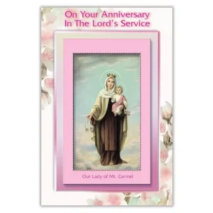Lords Service Anniversary w Prayer Card set of 12