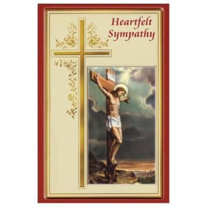 Sympathy Card with Prayer Card set of 12