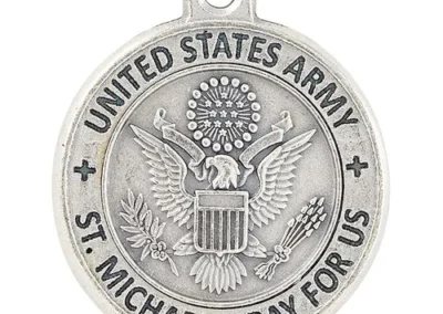 Silver Oxidized 7/8" Heritage ARMY-24"