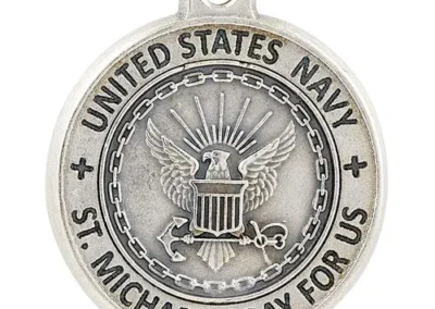 Silver Oxidized 7/8" Heritage NAVY-24"
