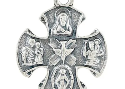 Silver Oxidized 3/4" Heritage 4-WAY/18"
