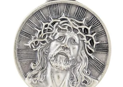 Silver Oxidized 1-1/8" Heritage Ecce Homo-24"