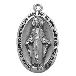 Lg Mirac Oval Medal 24