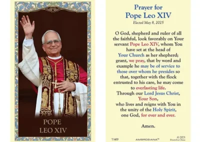 Laminated Holy Card 25p Pope Leo XIV