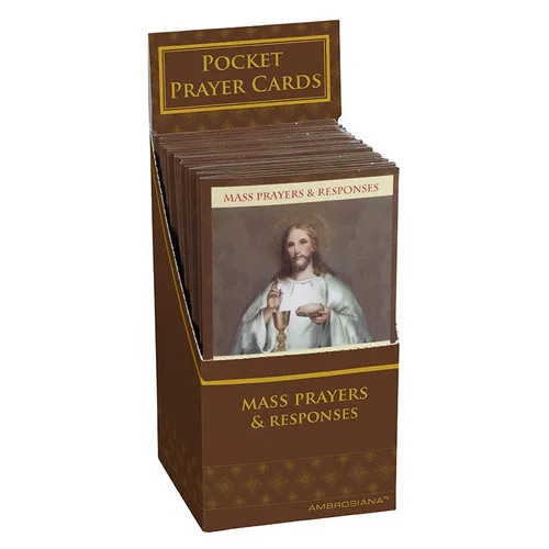 Mass Prayers Trifold Display 48pk – Books & Multimedia Mass Prayers Trifold Display 48pk