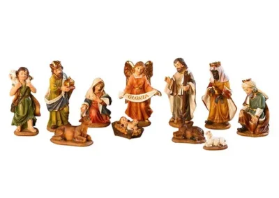3.5" H 11-pc Nativity Set
