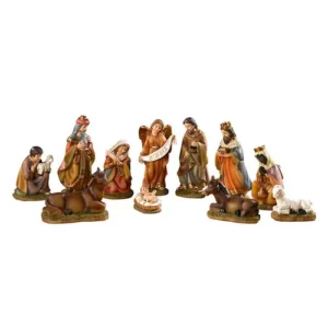 4.5" H 11-pc Nativity Set