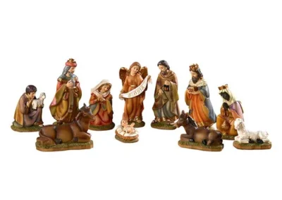 4.5" H 11-pc Nativity Set