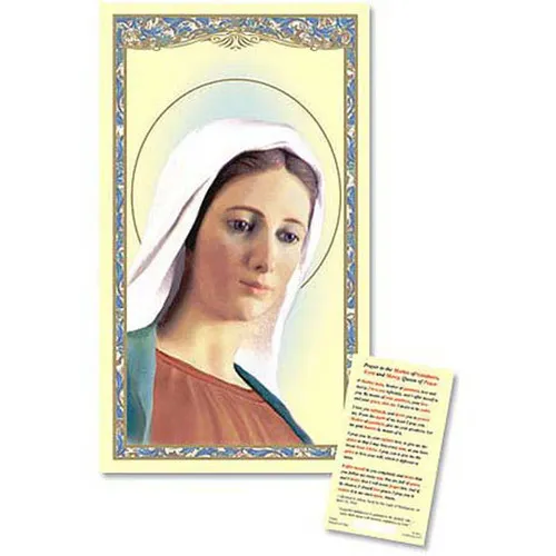 Laminated Holy Card: Our Lady of Of Medjugorje 25pcs –... Laminated Holy Card: Our Lady of Of Medjugorje 25pcs