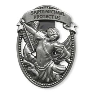 Visor Clip- Saint Michael 6PK